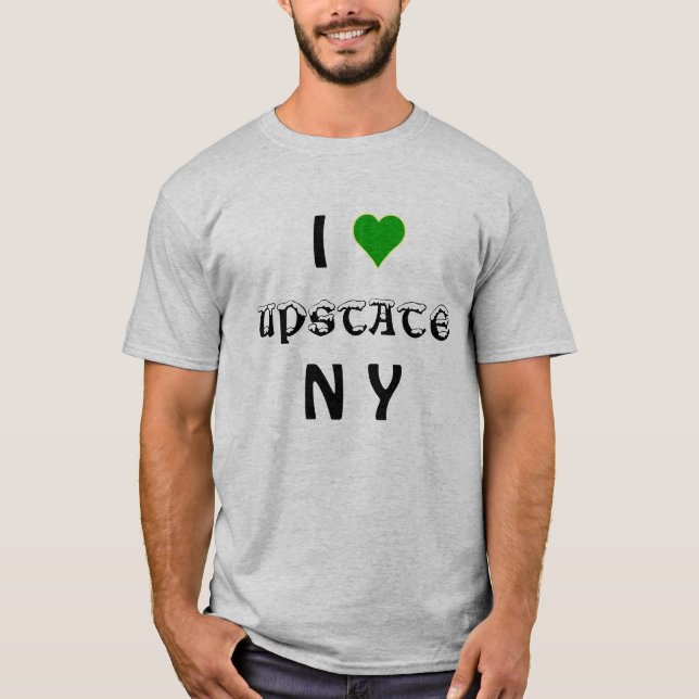 T-shirt J'aime NY hors de la ville (Devant)