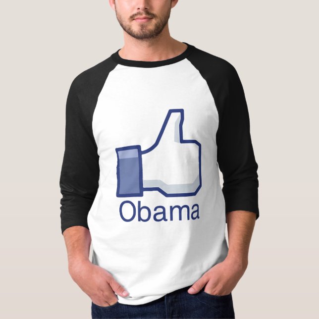 T-SHIRT J'AIME OBAMA (Devant)