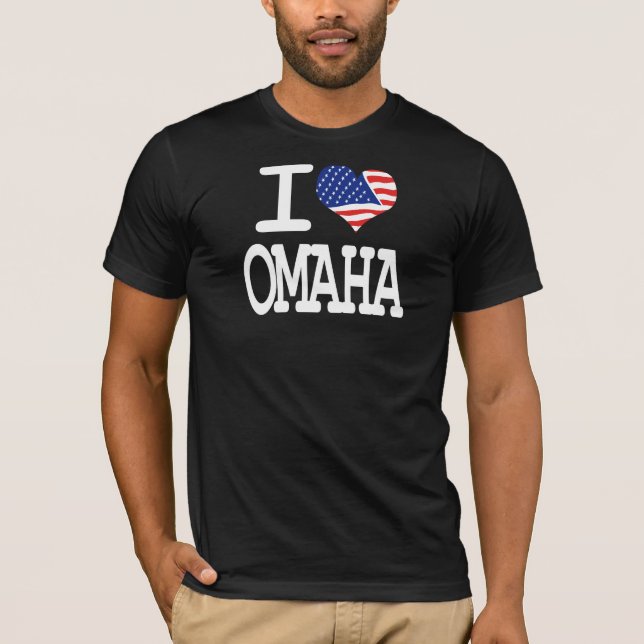T-shirt J'aime Omaha (Devant)