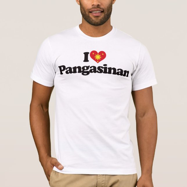 T-shirt J'aime Pangasinan (Devant)
