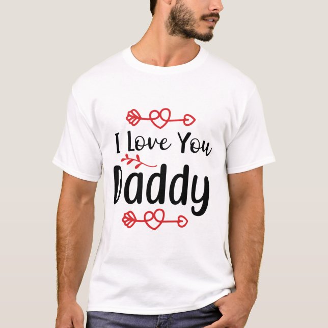 T-shirt J'aime papa (Devant)