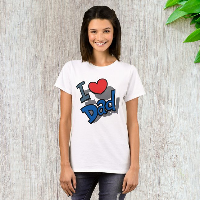 T-shirt J'aime papa (Créateur téléchargé)