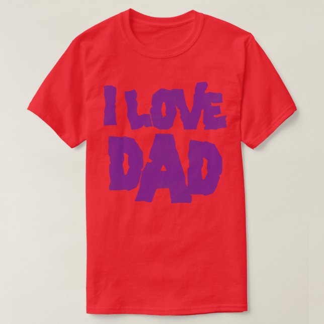 T-shirt J'aime papa (Design devant)