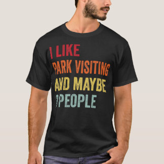 T-shirt J'aime Park visite Peut-être 3 personnes