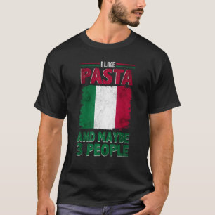 T-shirt J'aime Pasta Italie Culture italienne Italia Drape