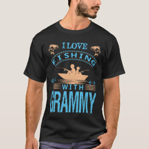 T-shirt J'Aime Pêcher Avec La fête des pères GRAMMMY