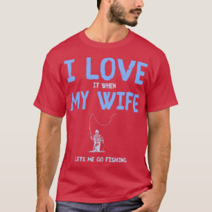 T-shirt J'Aime Pêcher Et Ma Femme Pêcheur