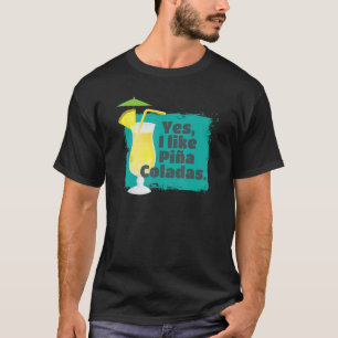 T-shirt J'Aime Pina Coladas I Cocktail Bar Pina Coladas Ba
