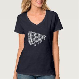 T-shirt J'aime Pizza pour Hommes Femmes Enfants Amoureux d