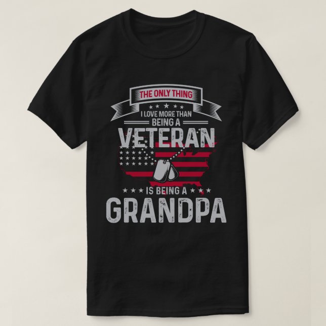 T-shirt J'Aime Plus Qu'Être Un Grand-Père Ancien (Design devant)