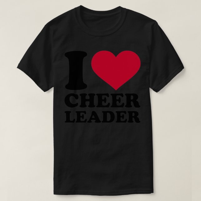 T-shirt J'aime pom-pom girl (Design devant)