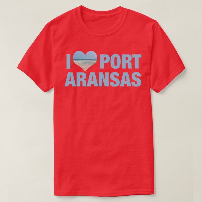 T-shirt J'Aime Port Aransas (Design devant)