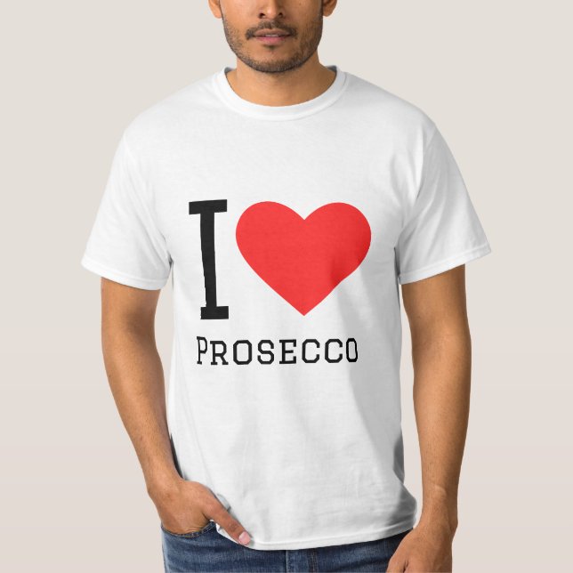 T-shirt J'aime Prosecco (Devant)