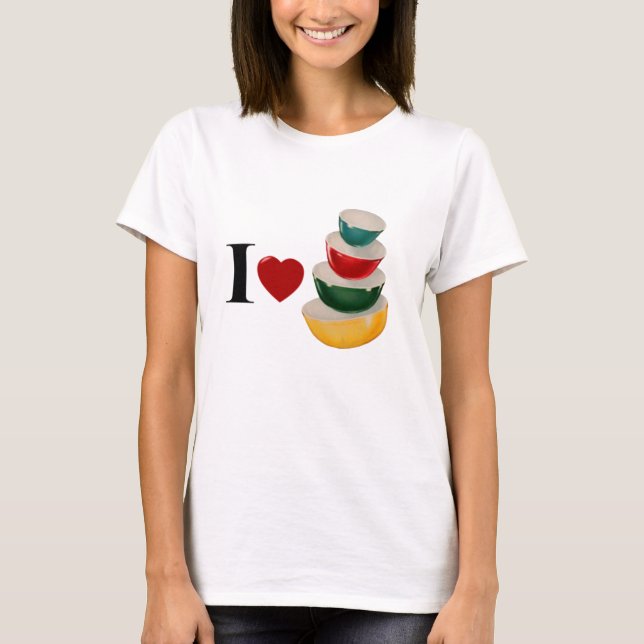 T-shirt J'aime Pyrex (Devant)