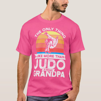 T-shirt J'Aime Que Judo Soit Grand-Père Judo