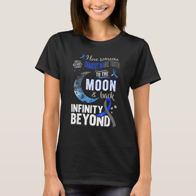 T-shirt J'aime quelqu'un avec la sensibilisation aux malad (Devant)