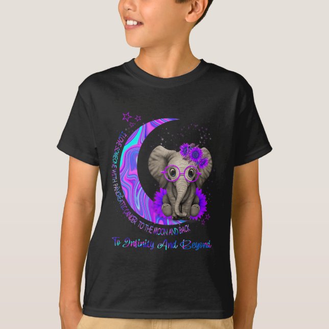 T-shirt J'Aime Quelqu'Un Avec Le Cancer Du Pancréas Sur La (Devant)
