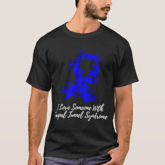 T-shirt J'Aime Quelqu'Un Avec Le Syndrome Carpal Tunnel