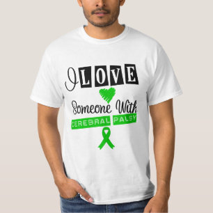 T-shirt J'aime quelqu'un avec l'infirmité motrice