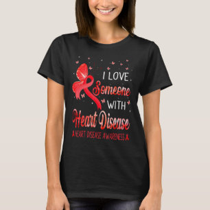 T-shirt J'Aime Quelqu'Un Avec Sensibilisation Aux Maladies