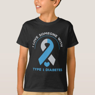 T-shirt J'Aime Quelqu'Un Avec Un Cadeau De Sensibilisation
