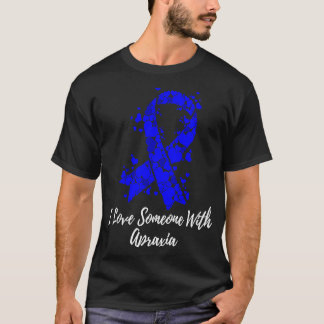 T-shirt J'Aime Quelqu'Un Avec Une Sensibilisation À L'Apra