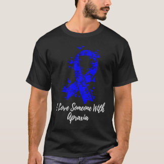 T-shirt J'Aime Quelqu'Un Avec Une Sensibilisation À L'Apra