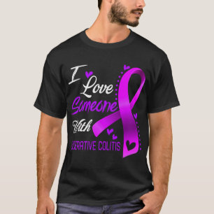 T-shirt J'Aime Quelqu'Un Avec Une Sensibilisation Ulcerati
