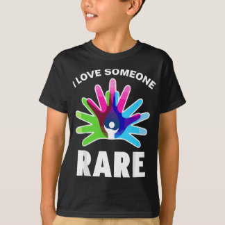 T-shirt J'aime quelqu'un Maladie rare - Maladie rare Jour 
