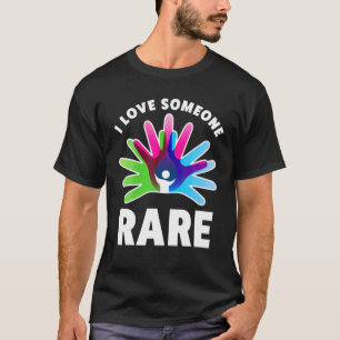 T-shirt J'aime quelqu'un Maladie rare - Maladie rare Jour