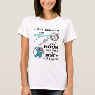 T-shirt J'aime quelqu'un qui connaît le rétablissement d