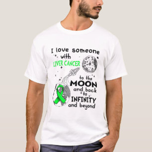 T-shirt J'aime quelqu'un qui est sensibilisé au cancer du
