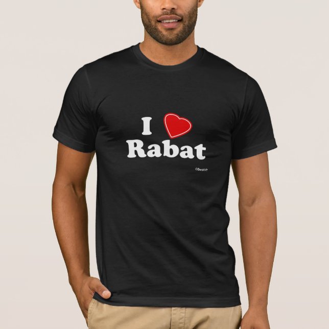 T-shirt J'aime Rabat (Devant)