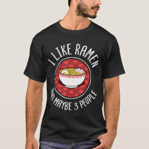 T-shirt J'Aime Ramen Noodles Japonais Anime Lover