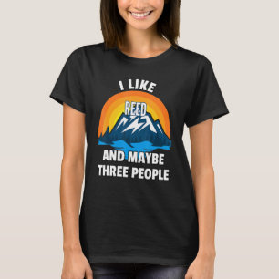T-shirt J'Aime Reed Et Peut-Être Trois Personnes