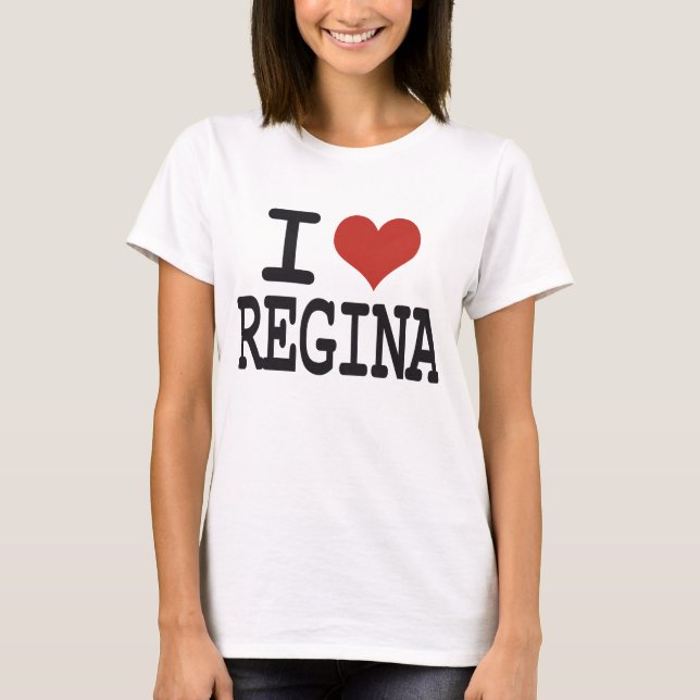 T-shirt J'aime Regina (Devant)