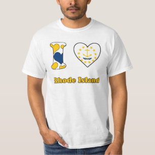 T-shirt J'aime Rhode Island