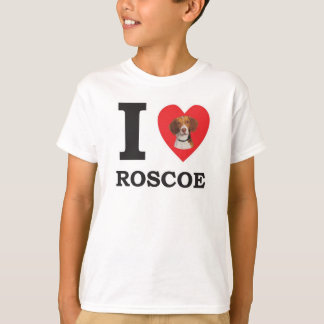 T-shirt J'Aime Roscoe Le Bed Bug Chien