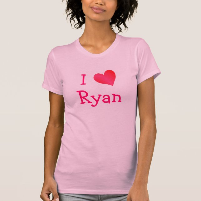 T-shirt J'aime Ryan (Devant)