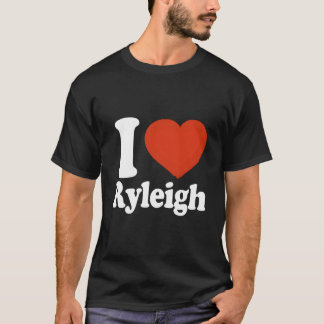 T-shirt J'aime Ryleigh I Il Ryleigh Rouge Il