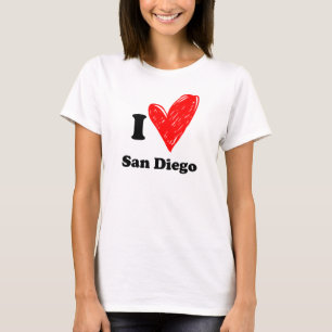 T-shirt J'aime San Diego