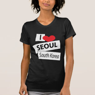 T-shirt J'aime Séoul Corée du Sud
