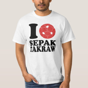 T-shirt J'aime Sepak Takraw