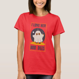 T-shirt J'aime ses abeilles boeufs Halloween