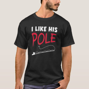 T-shirt J'aime Ses Bobbers Drôle De Saint-Valentin Pêche C