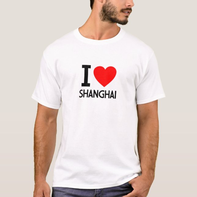 T-shirt J'aime Shanghai (Devant)