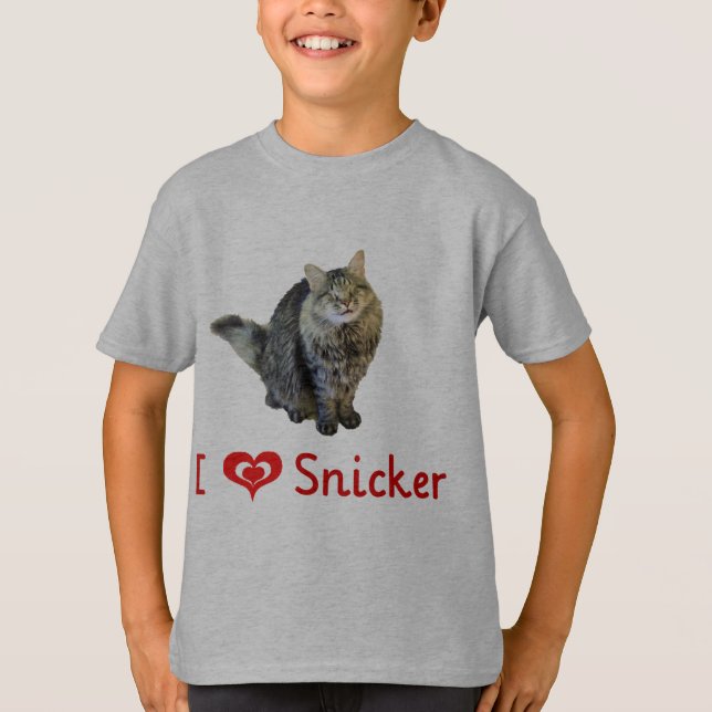 T-shirt J'aime Snicker Sweet shirt (Devant)