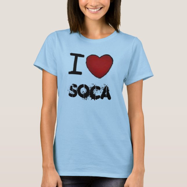 T-shirt J'aime SOCA (Devant)