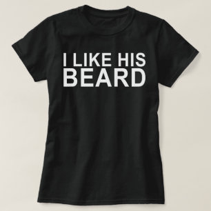 T-shirt j'aime son assortiment de barbe