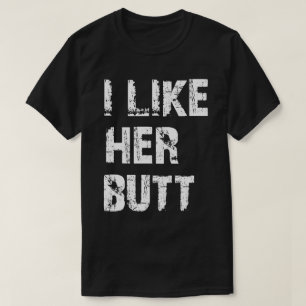 T-shirt j'aime son cul assorti